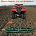 thumbnail image 2 of 76" Driveway Drag Grader - Green Alloy Steel Landscape Rake for Efficient ATV/UTV/Tractor Leveling, 2 of 6