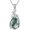 style2-teardrop shaped, variant on Teardrop/Kite Cut Leaf Moss Agate Necklace for Women 925 Sterling Silver Natural Moss Agate Pendant Necklaces Jewelry Gifts for Her