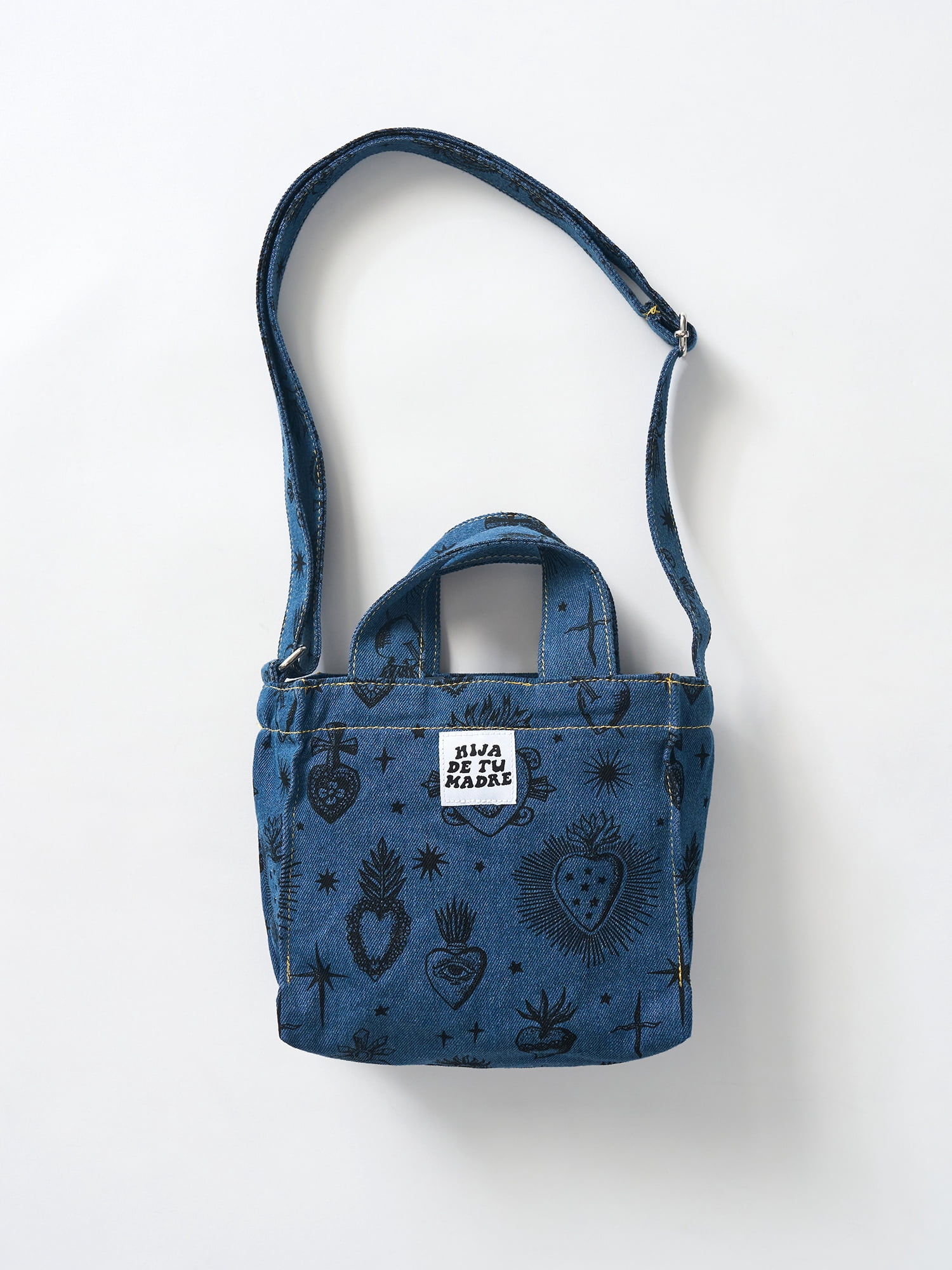 Hija De Tu Madre, Unisex Sacred Heart Graphic Tote Bag, One-Size