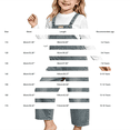 thumbnail image 4 of XXWXYD Girls Denim Overalls, Kids Baggy Wide Leg Suspender Jumpsuit with Adjustable Straps and Pockets for Casual Fall School Play Daily Outfit Wear, 4 of 8