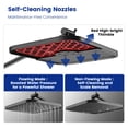 thumbnail image 4 of JOMOO 12 Inch Rainfall Shower Head High Pressure 10 Spray Filtered Shower Head with Handheld Combo, with Extension Arm, 71" Shower Hose, 4 of 13