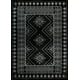 Ladole Rugs Inspiration Collection Innovante Style Contemporain Géométrique Doux Tapis de Surface en Polypropylène en Noir Blanc, 5x8 (5'3" x 7'6", 160cm x 230cm) – image 1 sur 4