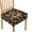 Black-Mandala Flower Highland Cattle, variant on HELLHERO Aztec Sea Turtle Print Dining Chair Covers, Stretch Kitchen Chair Seat Slipcovers, Kitchen Chairs Seat Covers Protectors, Home Decor, Green