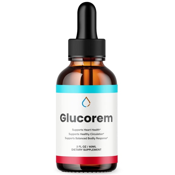 Glucorem Advanced Formula Drops Natural Support Supplement 30 Servings