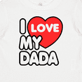 thumbnail image 4 of Inktastic I Love My Dada Boys or Girls Baby T-Shirt, 4 of 5