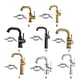 thumbnail image 4 of Grifo giratorio Bearachild Lavabo antiguo Cobre dorado y negro 2 Juegos de accesorios de baño, 4 of 6