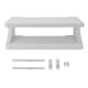 thumbnail image 1 of Estante elegante para decodificador y enrutador para almacenamiento en la sala de estar, diseño compacto, soporte de pared para TV blanco, 1 of 8