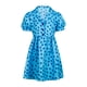 thumbnail image 2 of Disfraz de Cosplay de la película Matilda, el musical de Roald Dahl, vestido azul para niña, mono, fiesta de carnaval, Halloween, ropa de baile de graduación, 2 of 4