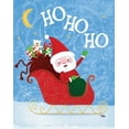 thumbnail image 2 of Woo, Teresa 12x14 Black Ornate Wood Framed with Double Matting Museum Art Print Titled - Santa Sleigh, 2 of 4