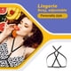 thumbnail image 4 of Lencería Erogéus Material Premium Impresionante Aire Romántico Firfress Firmitud Misterioso Diseño único Moda Mujeres Arnés Sujetador Blac Black Scienceny XX000636-02, 4 of 7