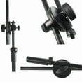 thumbnail image 4 of INTSUPERMAI 360° Rotating Microphone Stand Holder Dual Mic Clip Boom Arm Foldable Tripod, 4 of 7