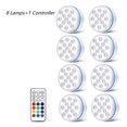 thumbnail image 1 of Updated Submersible LED Lights With Remote Underwater Pool Light IP68 Magnet 13 LED Bright Lamp RGB For Pond/Pool/Aquarium ,Easy to Install, 1 of 7