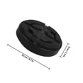 thumbnail image 2 of ETHZZLE 5Pcs Rubber Slotted Frame Rail Jack Pad Adapter for Car Lift with Noise Reduction Feature, 2 of 8