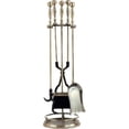 thumbnail image 1 of Fireplace Tool Set, Antique Brass - 5 Piece, 1 of 1
