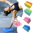 thumbnail image 3 of Set of 2 High-Density Foam Yoga Bricks for Beginners, EVA Yoga Bricks Versatile Square Training & Dance Support, Durable Leg Press Tools for Yoga, Pilates and Meditation, 3 of 8