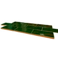 thumbnail image 6 of The Tile Life Diana Emerald Glossy Ceramic Subway Wall Tile, 3 x 6 in, 88-Piece, 6 of 13