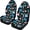 Paw Print, variant on XYZCANDO Easy to Install Auto Seat Covers Truck Car SUV, Anti-Slip Comfortable Car Seat Cover Set 2 pcs Polyester Alpaca Sunflower Field