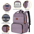 thumbnail image 6 of Matein Lunch Backpack, 15.6in Laptop Backpack with Insulated Compartment for Adults, Purple, 6 of 7