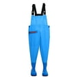 thumbnail image 4 of Kids Boys Girls Chest Waders Fishing Youth Waders Hunting Wader Water Proof with Boots Waders for Boys Size 7-8, 4 of 8