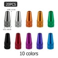 thumbnail image 6 of SILENRADAWN 20 Pcs Tire Stem Caps French Style Metal Caps for Bike Riding, 6 of 8
