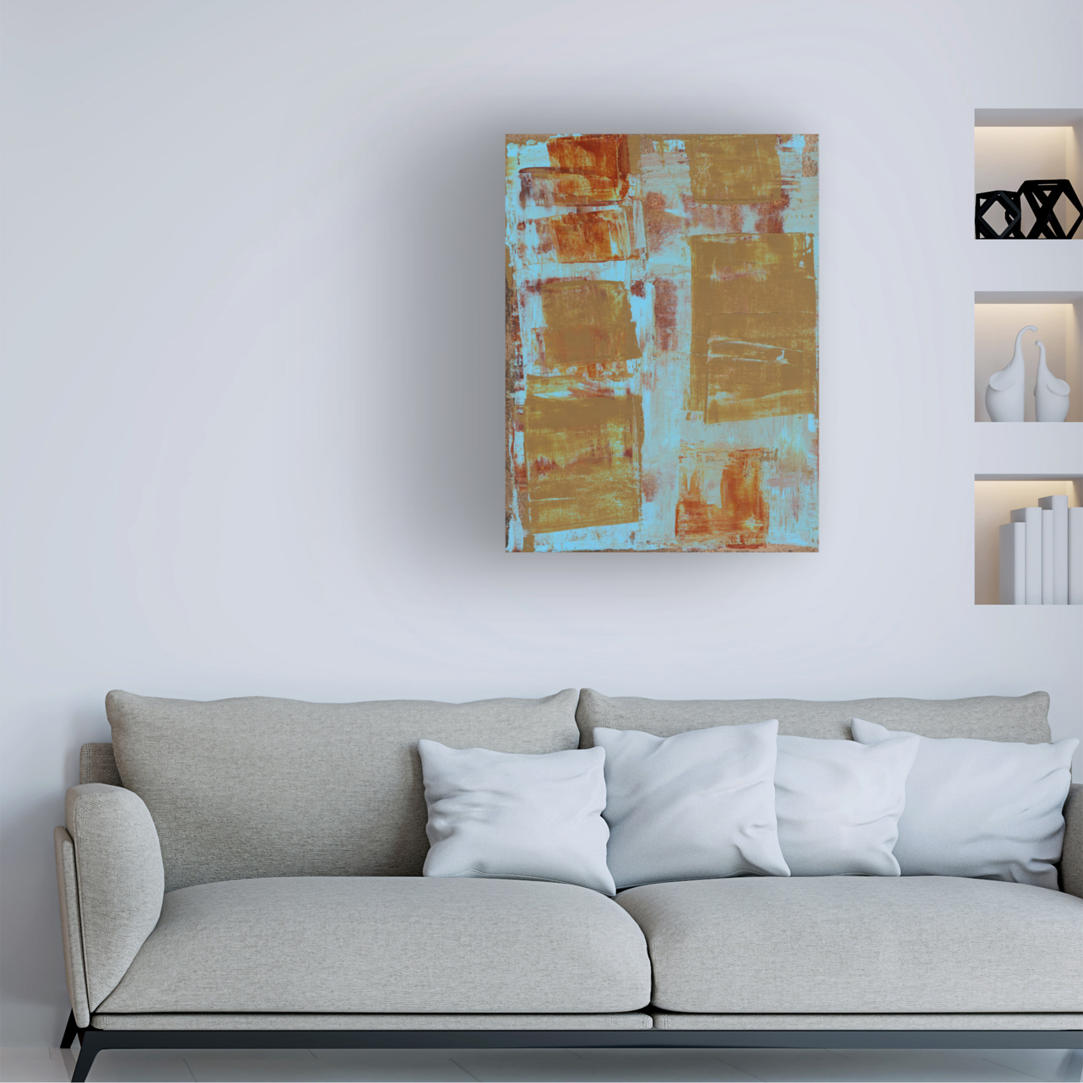 Trademark Fine Art Sharon Gordon  High Rise II Canvas Wall Art
