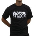 thumbnail image 2 of Waynestock Black T-Shirt Wayne's World Wayne Stock Movie 2 SNL Costume, 2 of 12