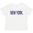 thumbnail image 3 of Inktastic New York in Blue Text Boys or Girls Baby T-Shirt, 3 of 5