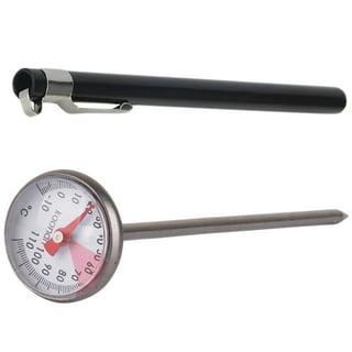 Kitchen Food-Cooking Meat Coffee Thermometer – Pocket Espresso Thermometer  for Milk Foam Frothing Chocolate Water Grill, Turkey, BBQ Temperature