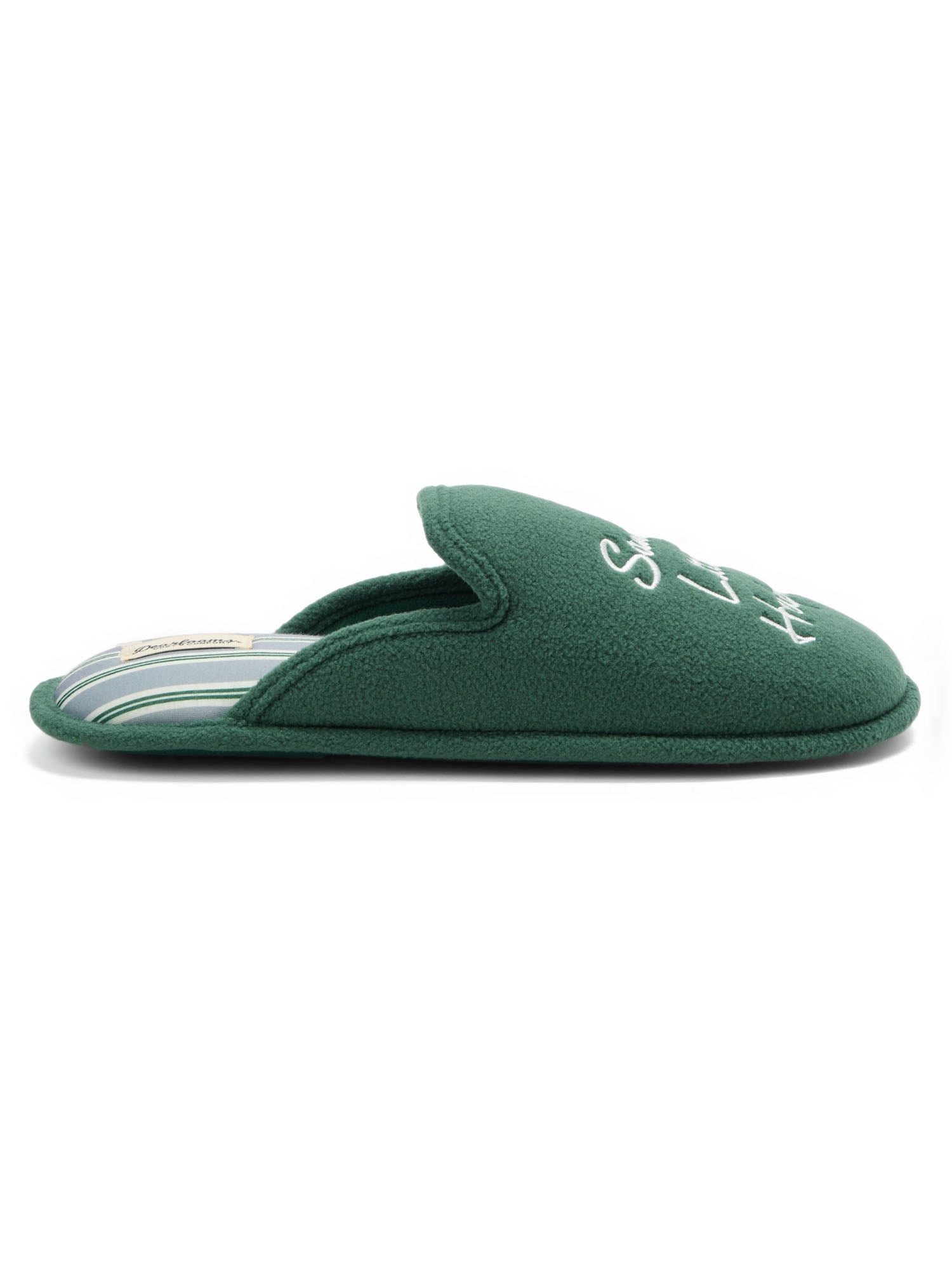 Dearfoams Cozy Comfort Men's Holiday Novelty Scuff Slip On Slippers