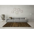 thumbnail image 3 of Ahgly Company Indoor Rectangle Abstract Orange Modern Area Rugs, 7' x 9', 3 of 4