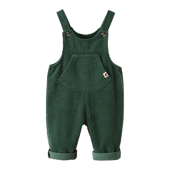 MEZZALL Child Onesie Girls Corduroy Overalls Autumn Toddler Baby Jumpsuit Cute Denim With Adjustable Straps Playful Comfort Fashion Birthday One-Pieces