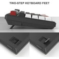 thumbnail image 5 of MageGee 75% Mechanical Gaming Keyboard, Compact Blue Backlit Wired Gaming Keyboards EVA Foam, Knob Control, 5 of 9