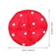 thumbnail image 3 of Hombo de champiñones rojo sombrero de champiñones Decoración de disfraces de champiñones para niños (blanco y rojo), 3 of 5