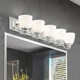 thumbnail image 5 of Livex Lighting Springfield 5 Bath Light in Chrome, 5 of 16