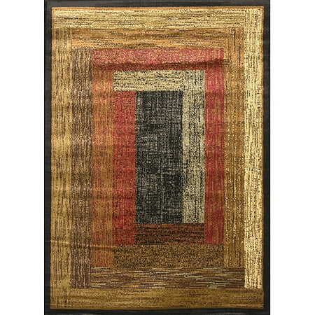 Home Dynamix Royalty Collection 41019-450 Black Area Rug