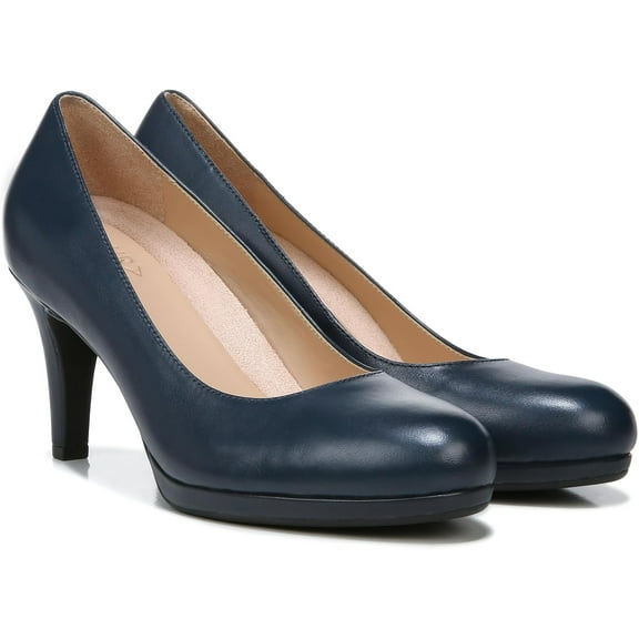 Naturalizer Women's Michelle Pumps Navy Leather 10W