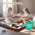 thumbnail image 4 of ODIKA 3'x5' Machine Washable Non-Slip Area Rug, Rustic Cabin Red High Traffic Rug, Red, 1174628, 4 of 7