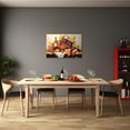 thumbnail image 4 of ZHONGYUTONG Kitchen Wall Art Grapes and Wine Picture Fresh Fruits Canvas Prints for Kitchen Restaurant Dining Room Decor Framed (16.00" x 24.00"), 4 of 6