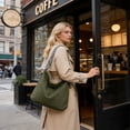 thumbnail image 7 of DefiDgd Large Capacity Fabric Handbags and Purses for Women,Travel Crossbody Bag Purse Women Shoulder Bags Work Shoping Camping Daily Use(Army Green), 7 of 7