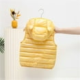 thumbnail image 4 of Splozh Toddler Lightweight Vest Girl Boys Girls Puffer Vest Sleeveless Quilted Vest Zipper Hooded Puffy Jacket Winter Kids Warm Gilet Waistcoat Yellow,3-4 Years, 4 of 4