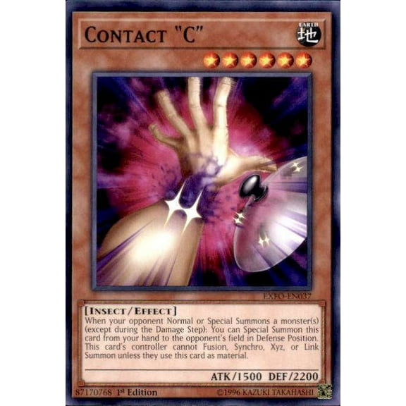 YuGiOh Extreme Force Common Contact C EXFO-EN037