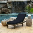 thumbnail image 3 of Arden Selections ProFoam Performance Outdoor Chaise Lounge Cushion 46 x 21, Classic Navy Blue, 3 of 13