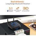 thumbnail image 2 of [Upgraded] 1Mii B06Pro Long Range Bluetooth Receiver, HiFi Wireless Audio Adapter, Bluetooth 5.1 Receiver with 3D Surround aptX HD Low Latency Optica, 2 of 5