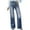 *8-Blue, variant on CENGNIAN Women's Wide Leg Ripped Denim,s High Waisted Distressed Jeans Pants,Plus Size Baggy Streetwear Trousers for Ladies,Dark Blue,Size S