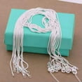 thumbnail image 5 of HOOUN 10PCS wholesale 925 sterling solid silver 1MM snake chain necklace XXDC08-26inches, 5 of 9