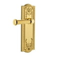 thumbnail image 2 of Grandeur Pargeo_Prv_238 Parthenon Solid Brass Rose Right Handed Privacy Door Lever Set -, 2 of 6