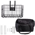 thumbnail image 2 of BRIGHTFUFU 2pcs Mountain Bike Front Basket Detachable Frente Cesta Colgante con Tote, 2 of 7