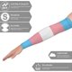 thumbnail image 4 of LGBT Arm Sleeves Pride Rainbow Arm Sleeves Rainbow Watercolor Arm Guard Tattoo Cover Up Sun Protection Arm Guard Transgender Flag One Size, 4 of 4