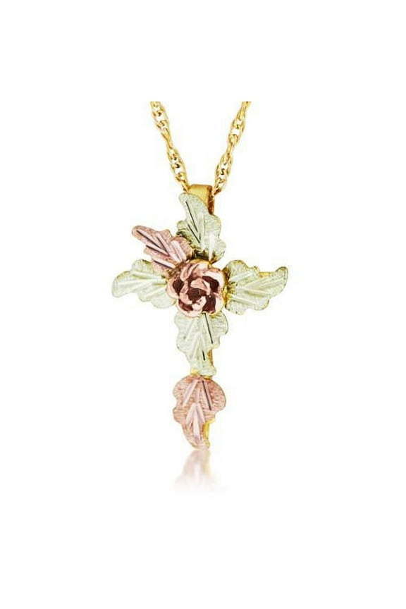 Rose Cross Pendant