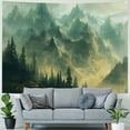 thumbnail image 4 of Nawypu  Mountain Tapestry Watercolor Mountains and Green Grass Trees Tapestry Wall Art Tapestry Aesthetic Tapestry, 4 of 6